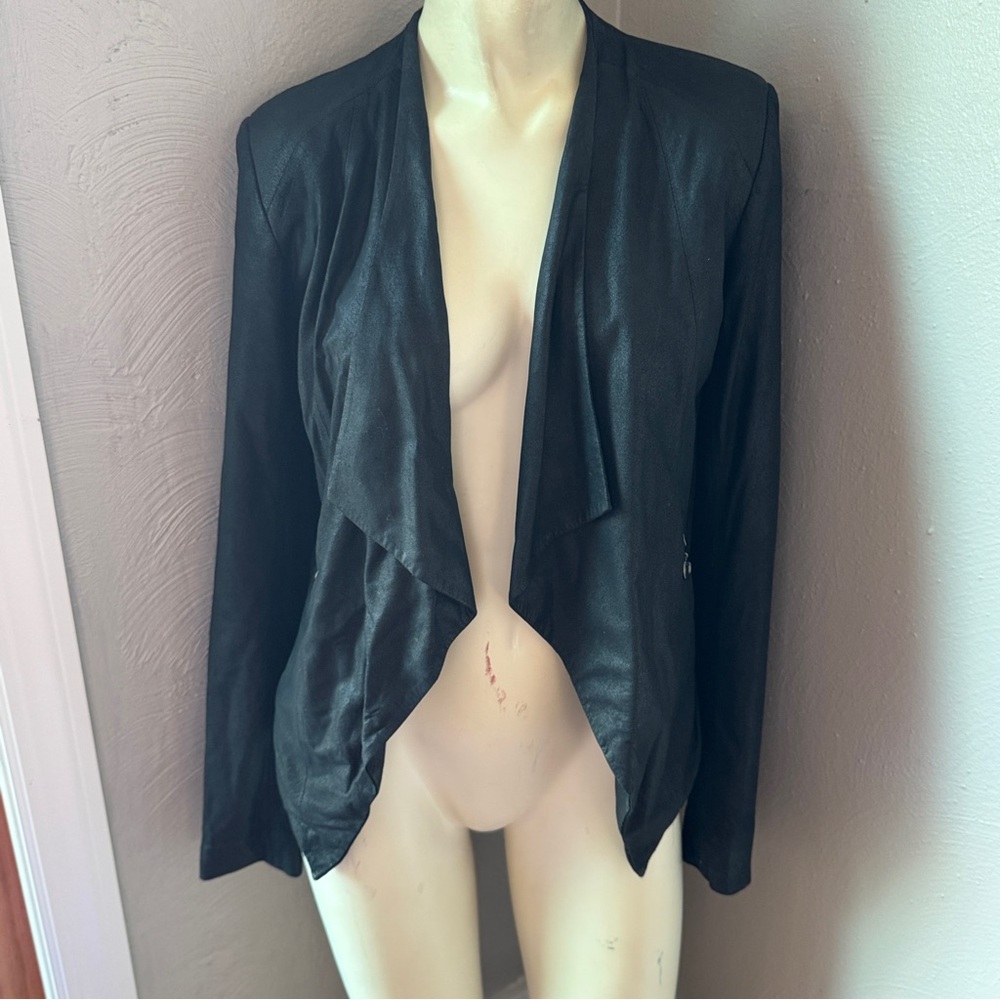 My Tribe black leather jacket size Xs